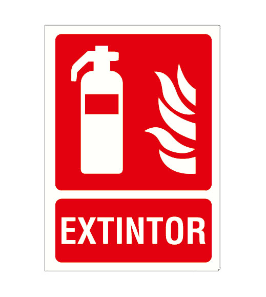 Cartel de Señalización Extintor · Ref. BSCEX101