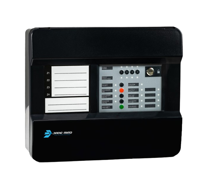 Jade Bird Central convencional de detección de incendio Jade Bird Fire de 4 zonas · Ref. JBE-C4Z
