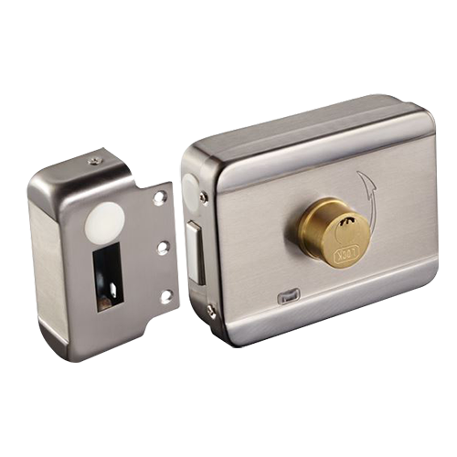 Cerradura de seguridad inteligente de superficie electromecánica Fail Secure (NO). Acero inoxidable · Ref. ABK-703B-S