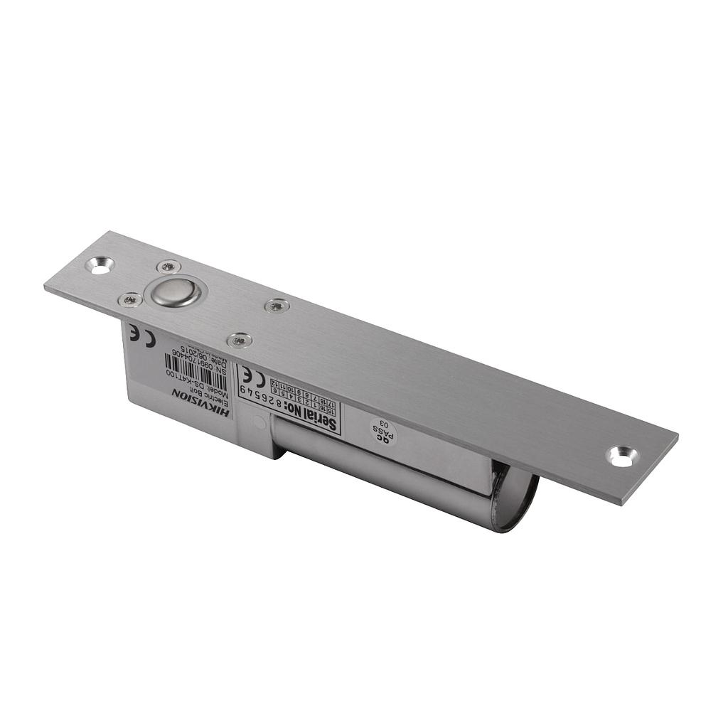Hikvision Cerradura eléctrica de perno Empuje 800kg Acero inoxidable · Ref. DS-K4T100