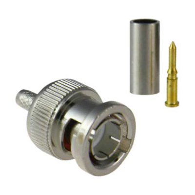BSC01261 - Conector BNC fino macho para crimpar cable de CCTV Micro RG-59