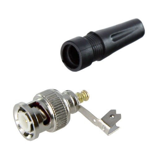 BSC00775 - Conector BNC macho recto ( Tornillo ) para instalaciones de CCTV