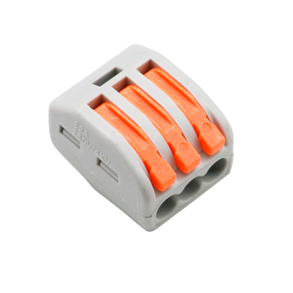 Conector de Cable 1 Entrada y 2 Salidas Calibre del cable 28 a 12AWG · Ref. BYCON12
