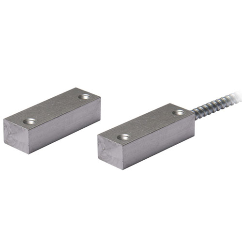 Contacto electromagnético cableado aluminio cable protegido cero Montaje superficie puertas metálicas · Ref. CTC005