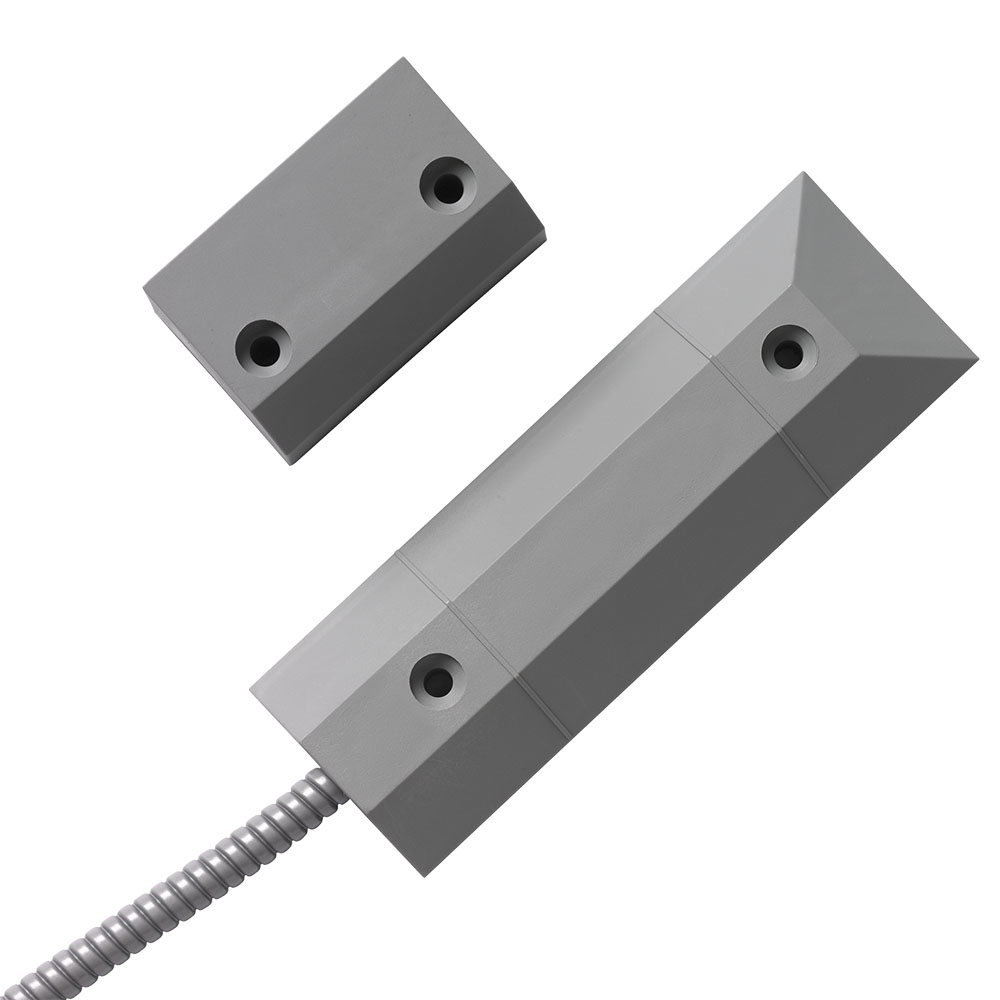 Aritech Contacto magnético PVC para suelo superficie cableado para puertas metálicas 2m 34mm · Ref. DC408