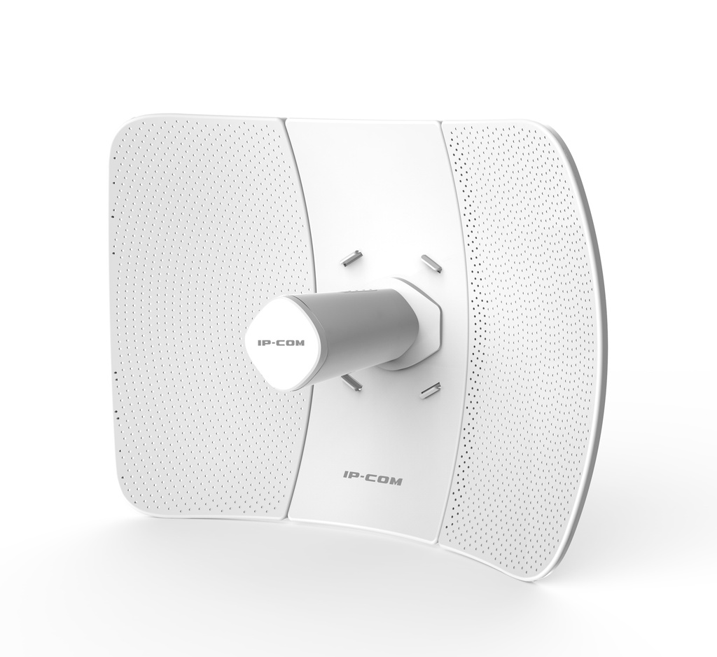 IPCOM CPE exterior Gigabit de CA IPMax de 5 GHz 25KM y 23 dBi · Ref. iLBE-5AC
