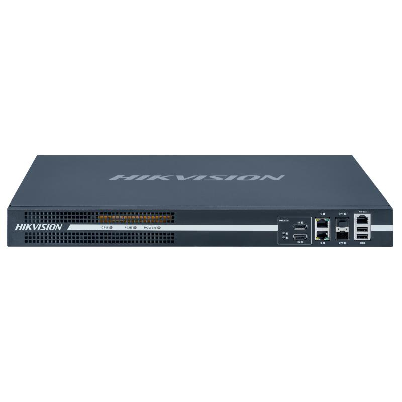 Hikvision Decodificador IP 4K 4x HDMI BNC 64CH Cámaras IP 32MP Entrada vídeo. Admite NVR. · Ref. DS-6904UDI(C)