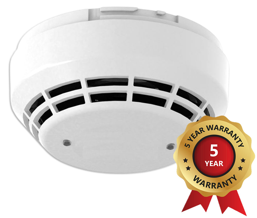 Kidde Detector analógico óptico inteligente serie Excellence con aislador y sirena · Ref. KE-DP3120W-SN