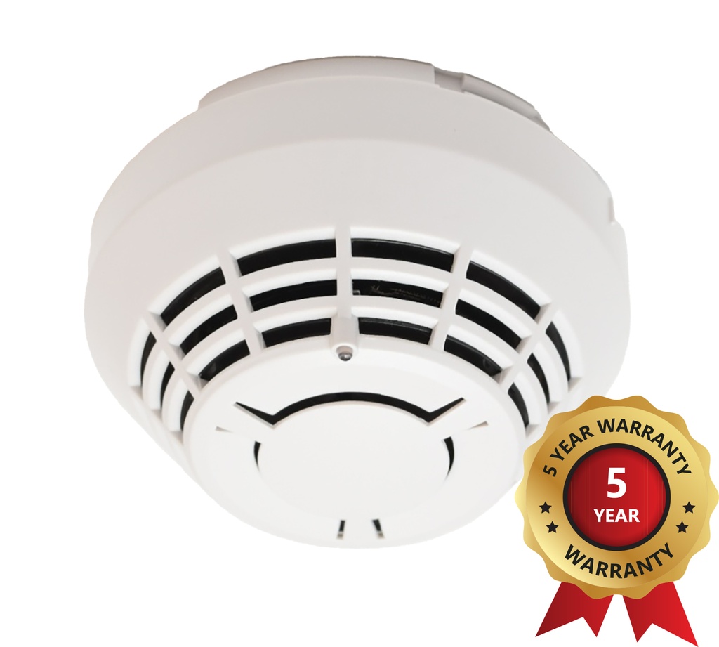 Kidde Detector analógico térmico de calor direccionable inteligente serie Excellence con aislador · Ref. KE-DT3101W-HAB