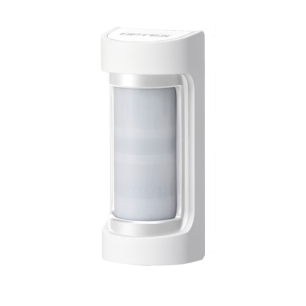 Optex Detector doble (doble PIR y microondas 10,525 GHz) Exterior, 12m 90° Antimasking Optex VXS-DAM-X5(W) Blanco