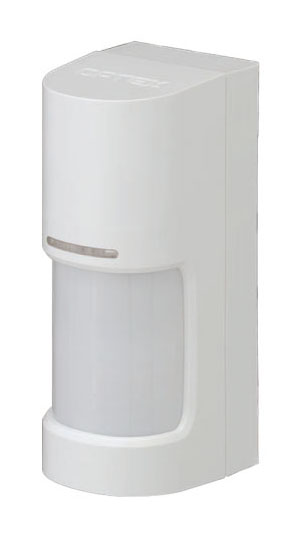 Optex Detector doble PIR inalámbrico panorámico exteriores 180° 12m pilas antimasking inmune mascotas · Ref. WXI-RAM