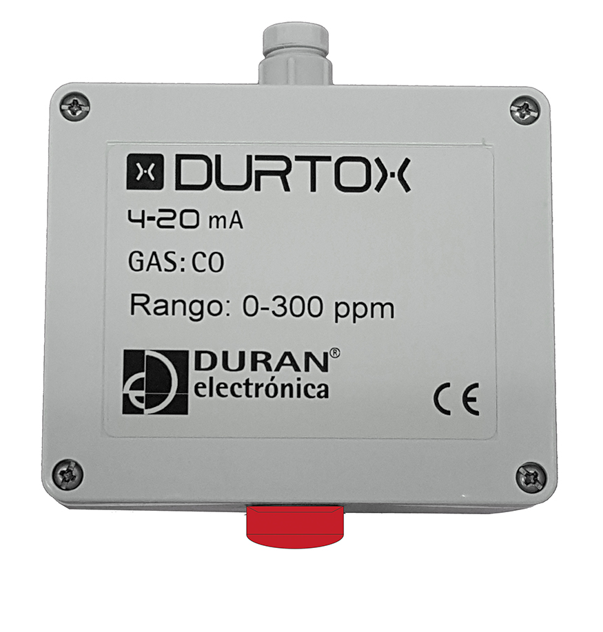 Duran Detector fijo monóxido de carbono (CO). 0-300ppm DURTOX RS485 IP65 · Ref. DSQN-CO