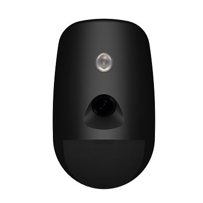 Hikvision Detector PIRCAM inalámbrico interior 12m Inmune mascotas 868 MHz Tri-X Color Negro bidireccional AXPRO Imagen Color 24/7 Luz relleno blanca