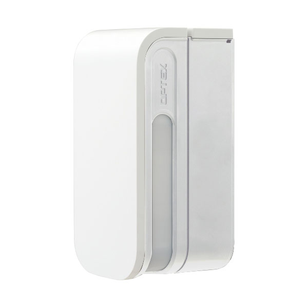 Optex Detector PIR dual Vía radio Visión lateral en exteriores Antimasking Optex BXS-RAM(W) Blanco
