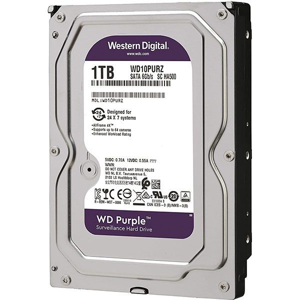WD11PURZ - Disco Duro de 1 Tb ( 1024 Gb ) Western Digital Purple.
