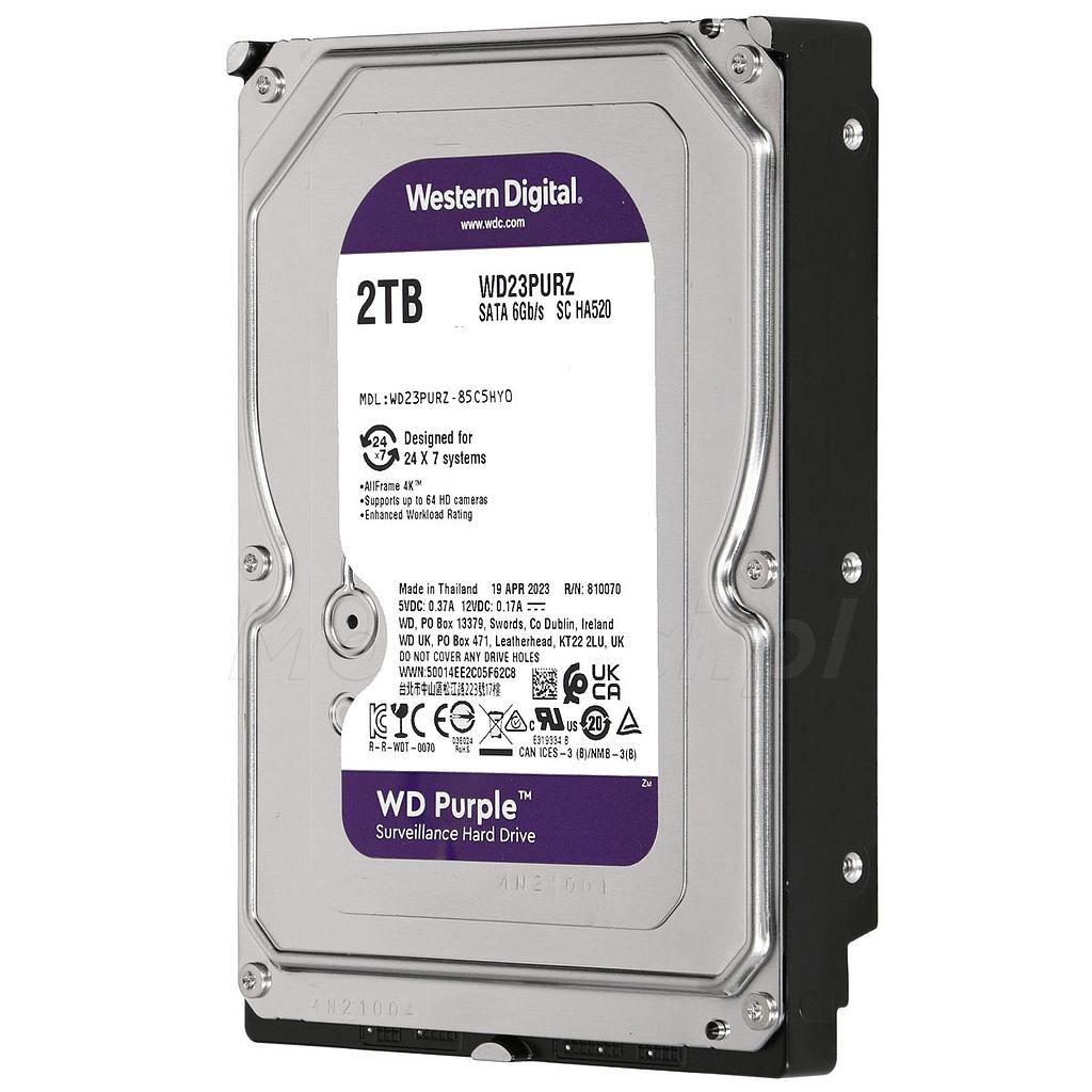 Western Disco Duro de 2 Tb ( 2048 Gb ) Western Digital Purple. · Ref. WD23PURZ