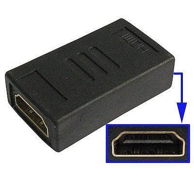 Empalmador cables HDMI. Hembra / Hembra · Ref. BSC01664