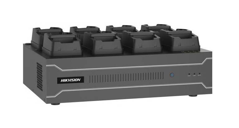 DS-MDS001/2T(MCW407) - Estación de acoplamiento de escritorio de 8 puertos para bodycams datos y carga