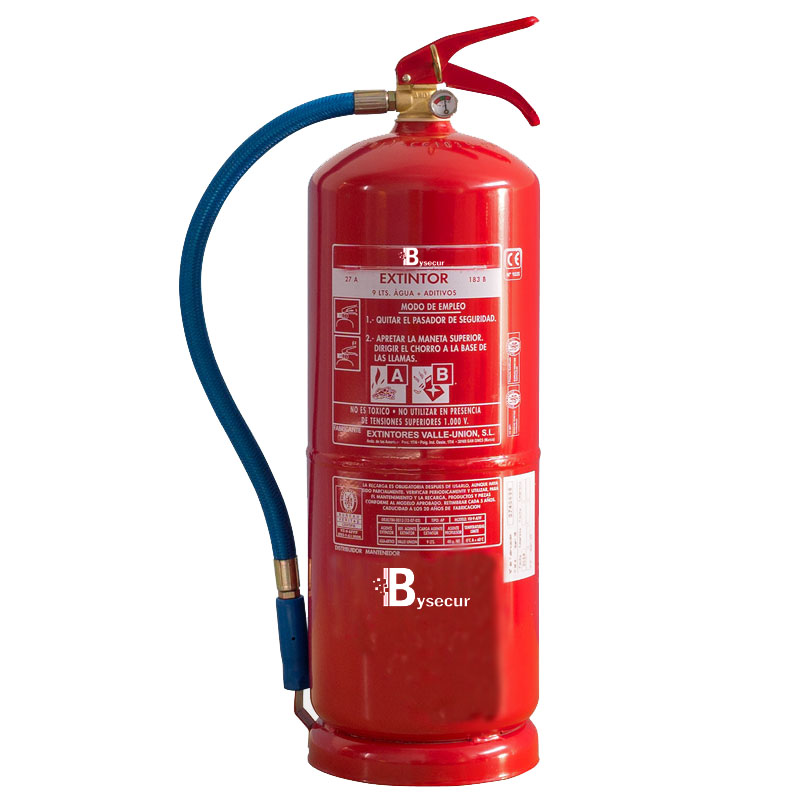 VU-9-AFFF - Extintor De Agua AG 9LT AFFF con base de plástico