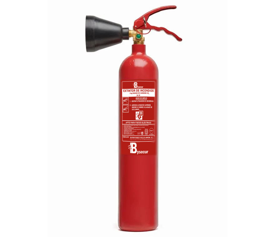 Extintor De Dióxido De Carbono Co2 2KG · Ref. VU-2CO2-334B