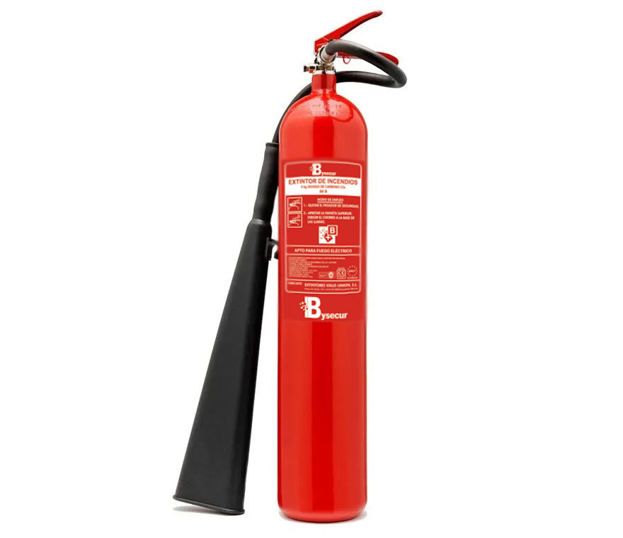 Extintor De Dióxido De Carbono Co2 5KG · Ref. VU-5-CO2-89B