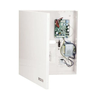 Risco Fuente Alimentación en BUS 3A Grado 3 Caja Transformador y 2 relés para centrales LightSYS+ · Ref. RP128PSPSEUA