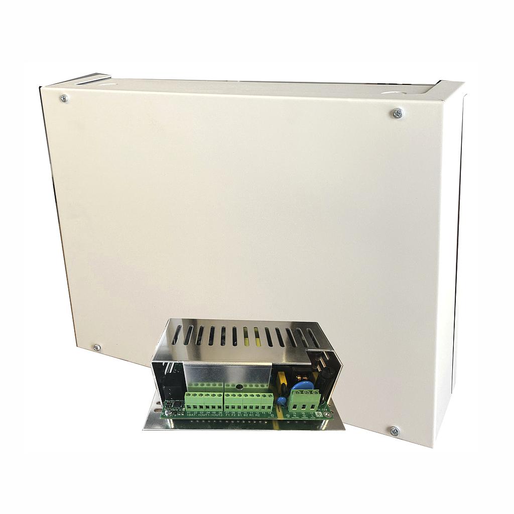 BSC27732 - Fuente de alimentación 12V 4A certificada Grado 3 Caja metálica Grande 400x300x90mm