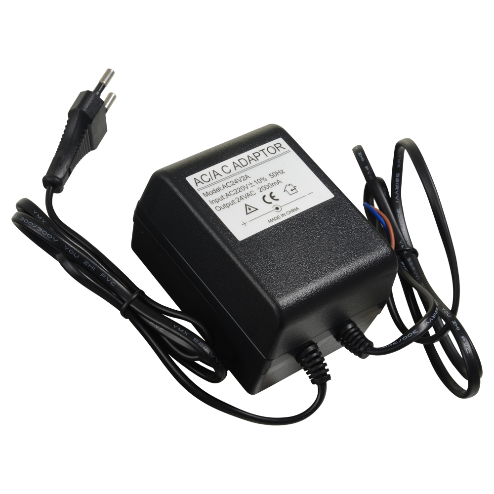 Fuente de Alimentación AC/AC (Transformador) Entrada AC 220V 50HZ Salida AC 24V 2A · Ref. AC24V2A