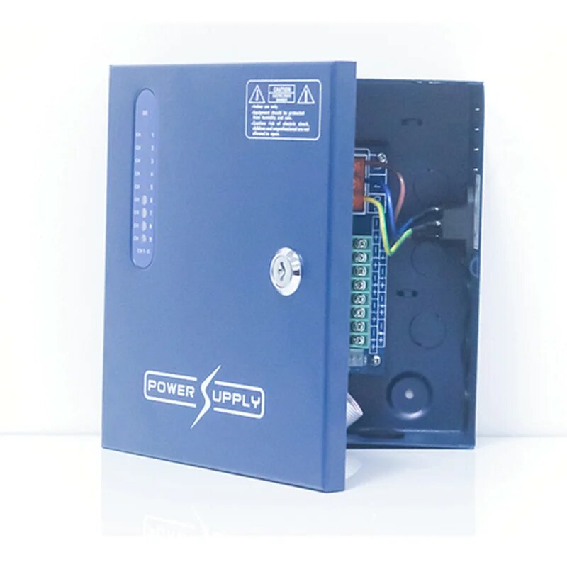 Folksafe Fuente de alimentación CCTV 12V 10A 9 Salidas · Ref. KAS-DC120910