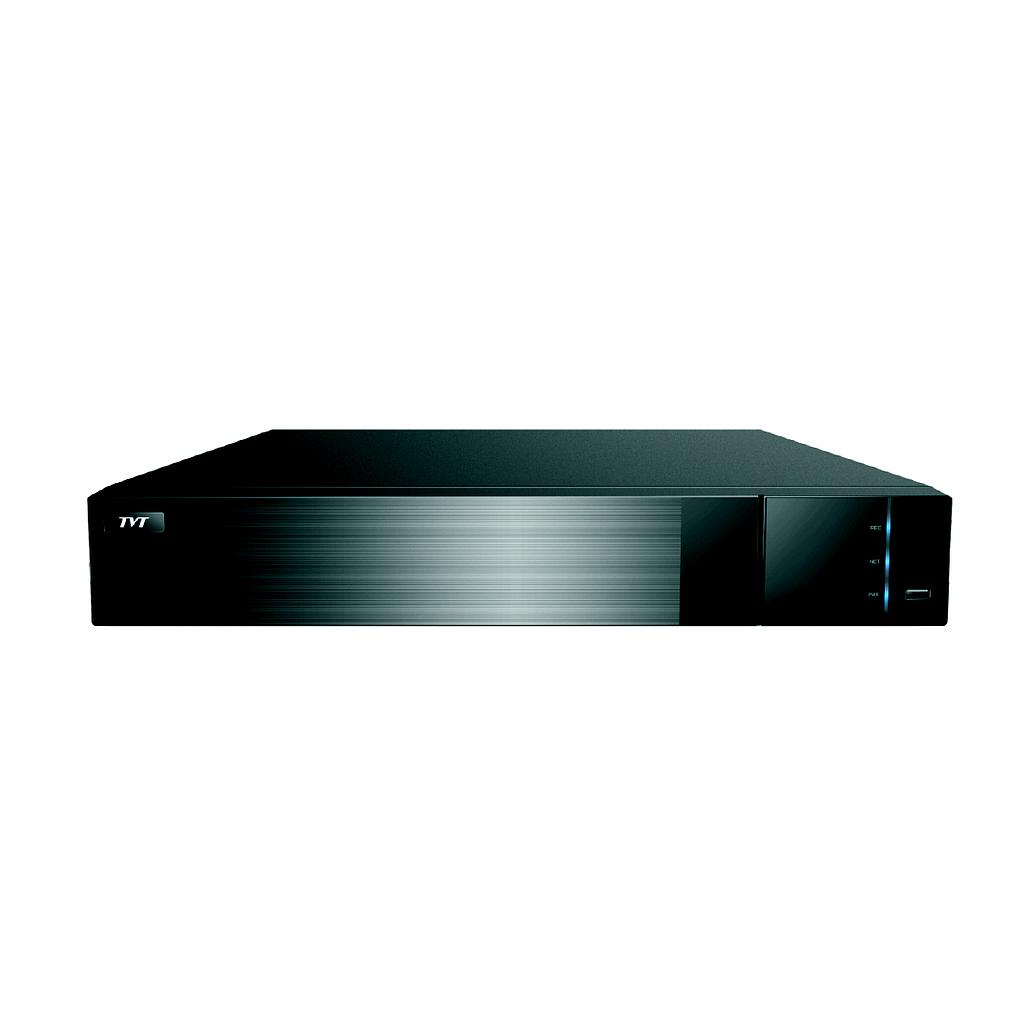 TVT Grabador DVR 5en1 32CH + 8IP 5MP 16E Alarma 16/4 4xHDD Audio · Ref. TD-2732NC-HC