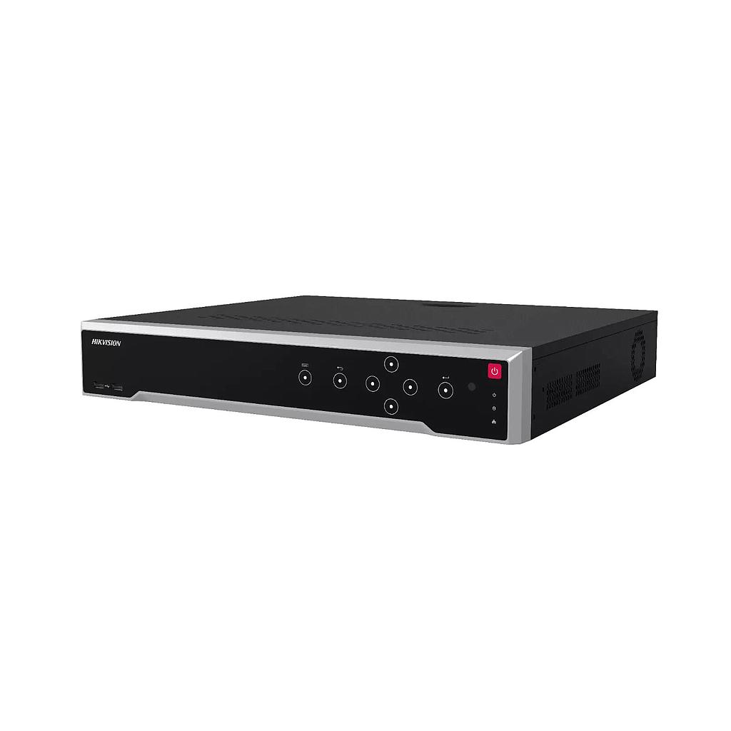 Hikvision Grabador IP NVR 8K 32CH 1.5U 16CH PoE Audio Alarma 16/9 4xHDD 1eSATA · Ref. DS-7732NI-M4/16P