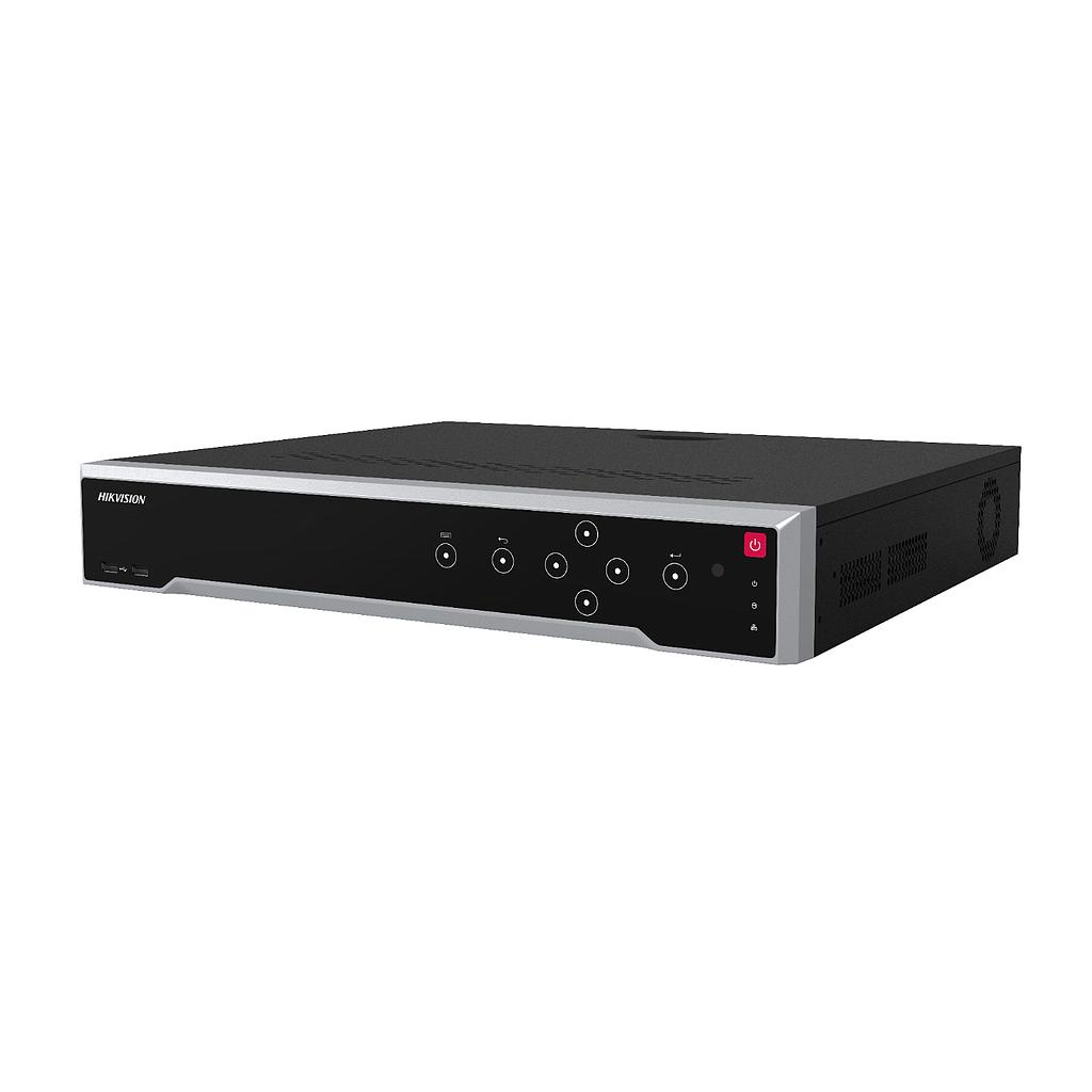 Hikvision Grabador IP NVR 8K 32CH 1.5U Audio Alarma 16/9 4xHDD 1eSATA · Ref. DS-7732NI-M4