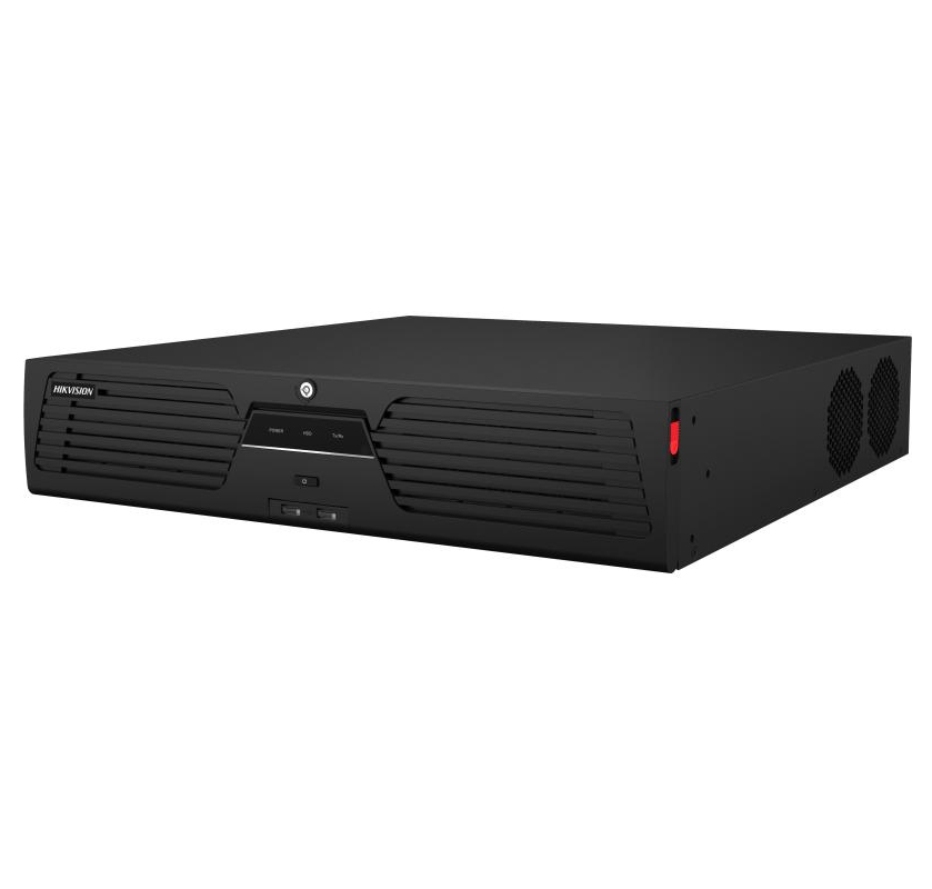 Hikvision Grabador NVR 16 CH IP 8K 32Mpx@2ch E/S Alarma 16/9 Audio 1/2 320/400Mbps 8xHDD VCA Mapa Calor Matrículas Conteo 2U · Ref. DS-9616NI-M8