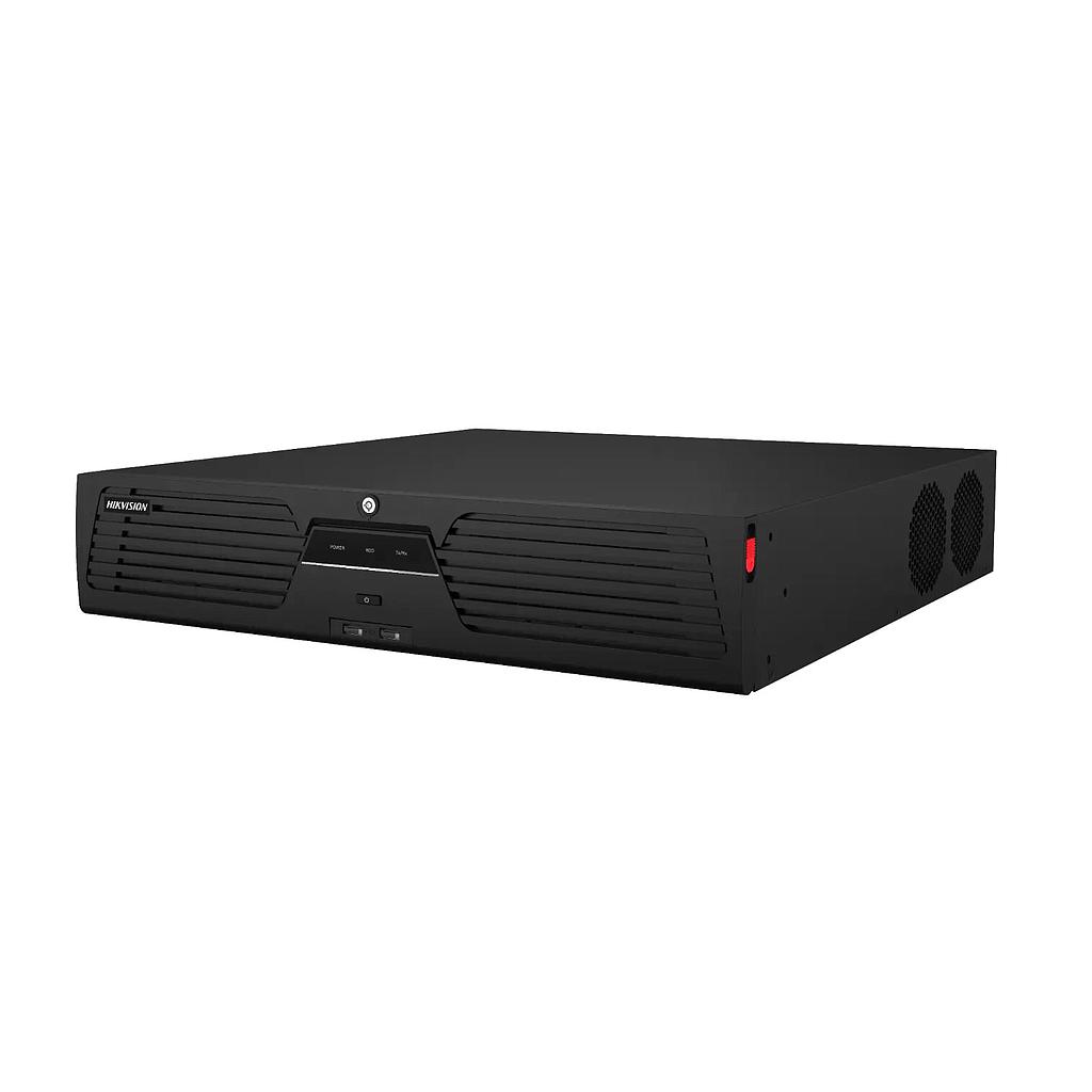 Hikvision Grabador NVR IP 32CH 8K 2U 8xHDD 320/400Mbps Alarma 16/9 Audio · Ref. DS-9632NI-M8