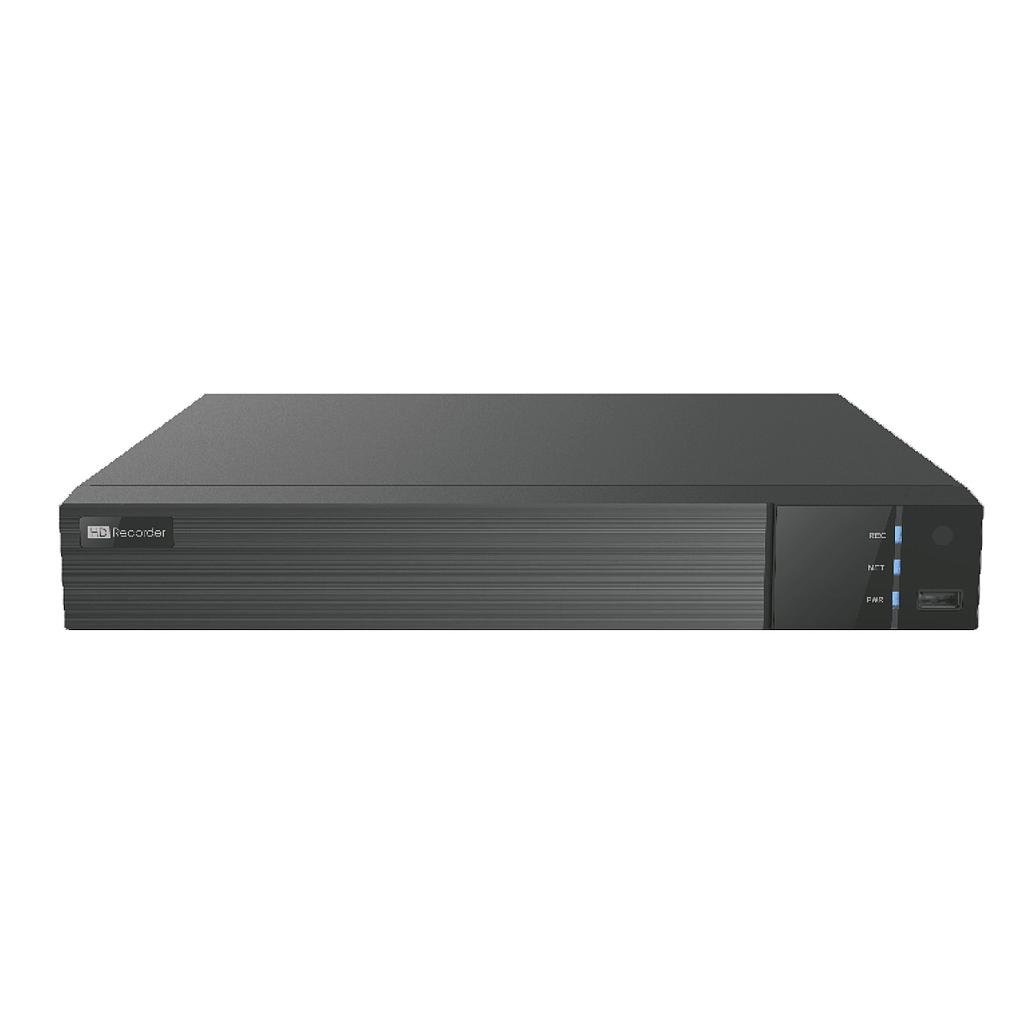 TVT Grabador NVR IP 8CH 12MP 8PoE Audio 1HDD Alarma 8/4 Funciones inteligentes · Ref. TD-3308H1-8P-B2-B