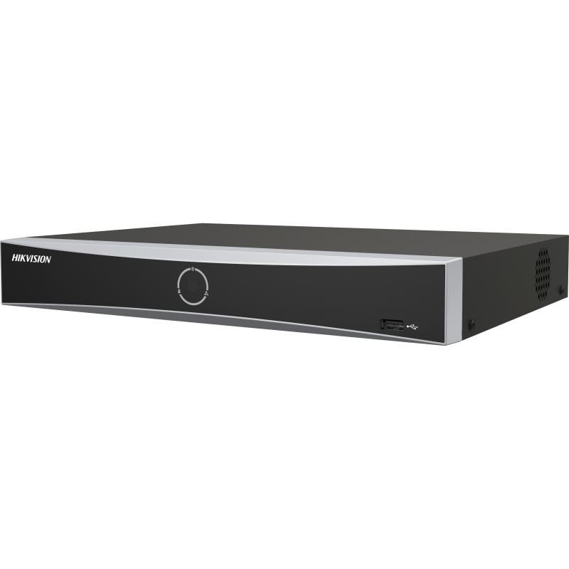 Hikvision Grabador NVR IP 8CH 12MP HDD Acusense Motion Detection 2.0 Facial E/S Audio · Ref. DS-7608NXI-K1(D)