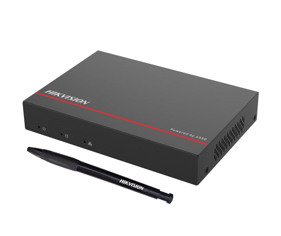 Hikvision Grabador NVR para cámaras IP 8CH 4MP 8CH PoE Disco sólido eSSD 1 TB incluido · Ref. DS-E08NI-Q1/8P(SSD 1T)