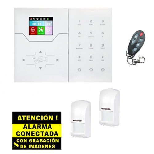 Kit de Alarma Bysecur IP / GSM. Central + 2 PIR + Mando · Ref. BSC02292