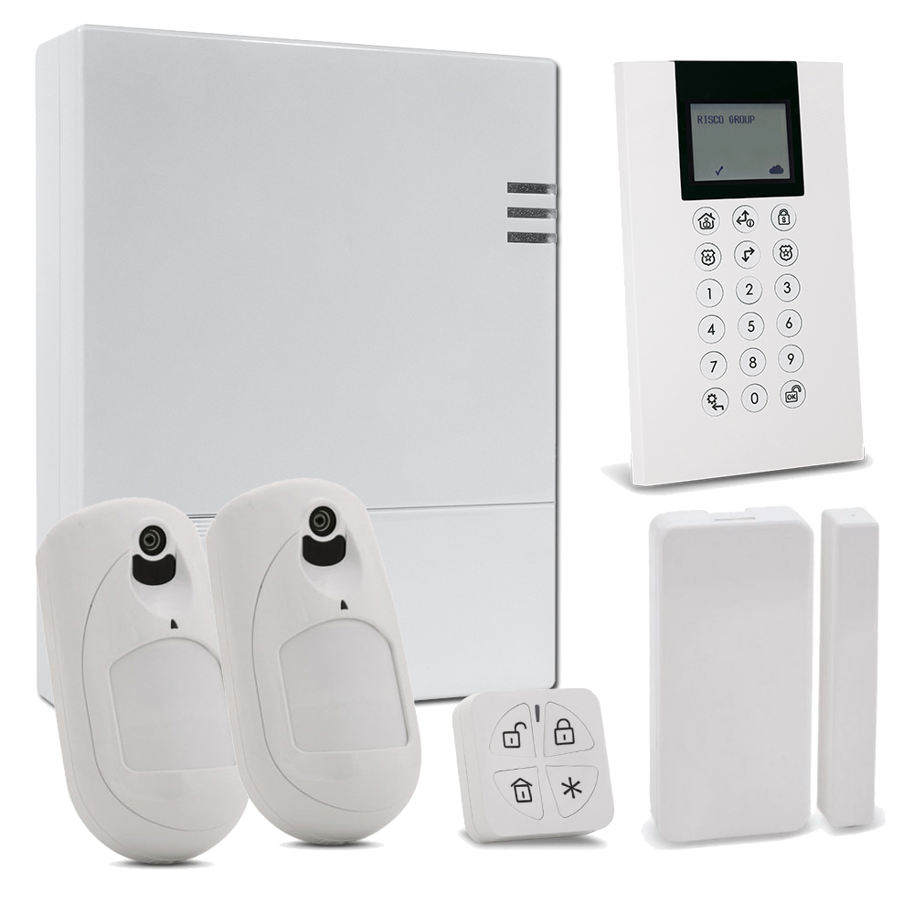Risco Kit de LightSYS Air con módulo 4G + 2 x PIR cámara + Contacto + Mando + Teclado · Ref. KIT_LIGHTSYS_AIR_D