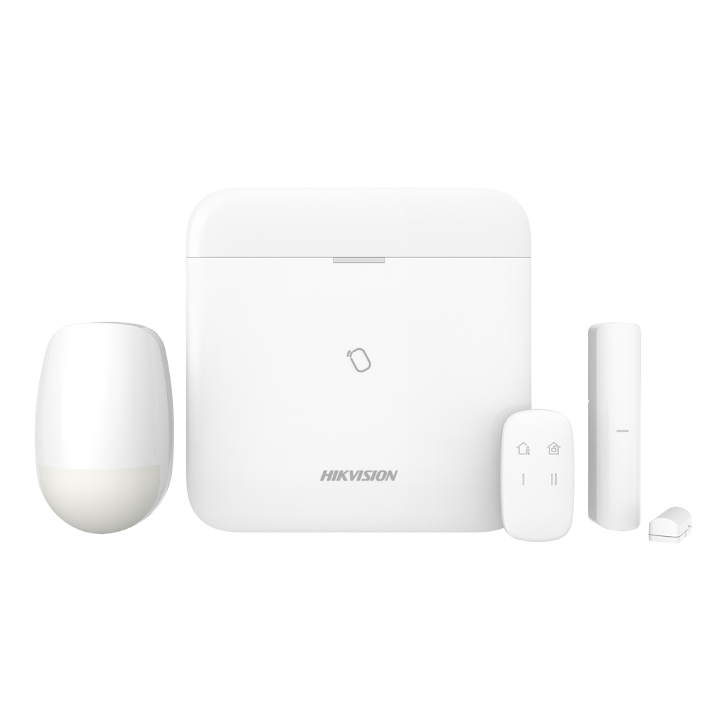 Hikvision Kit PROMO AXPRO 868MHz 96 zonas Hikvision Panel + Detector + Mando + Contacto · Ref. DS-PWA96-Kit-WE