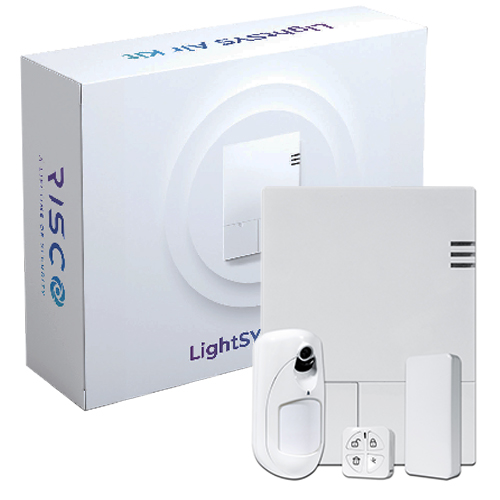 Risco Kit PROMO LightSYS Air de 128 zonas vía radio con Detector PIR con cámara eyeWAVE · Ref. RW432P803EUA