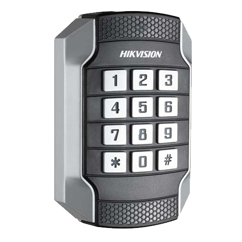 DS-K1104MK - Lector de proximidad antivandálico Mifare® con teclado Hikvision
