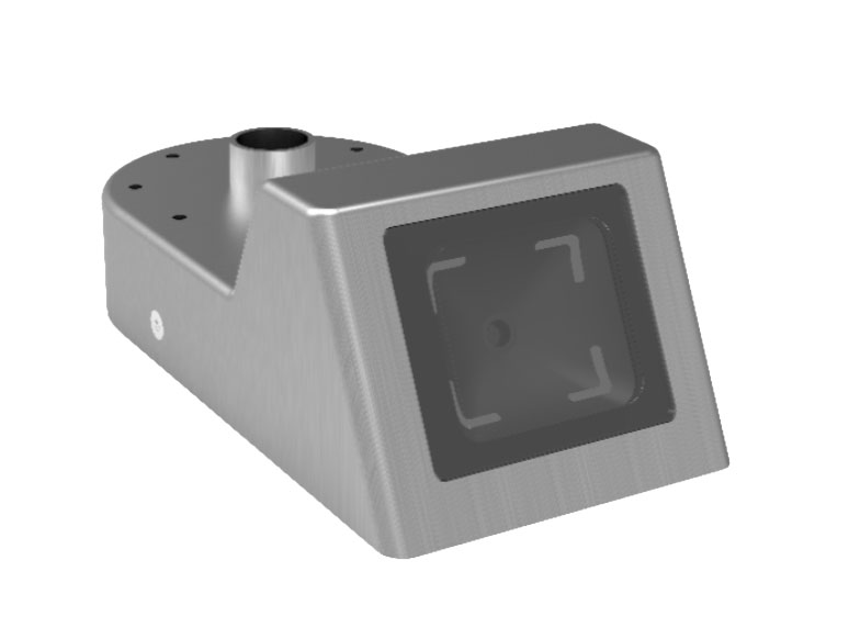 Hikvision Lector QR y soporte para terminal de reconocimento facial · Ref. DS-KAB-COVER-PgQ