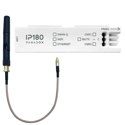 [PARADOX-170] IP180-IPW - Módulo de comunicación por Internet IP180 Cable Ethernet RJ45 y Wifi Paradox