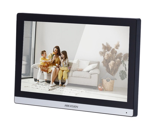 [HIK-INTERCOM-57] DS-KH6350-TE1/Europe BV - Monitor videoportero interior TFT 7" marco estrecho Audio bidireccional TCP/IP microSD Superficie 8CH Alarma Hikvision