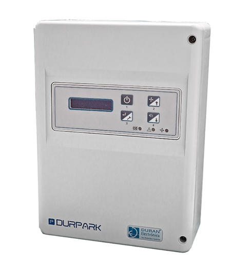[DURAN-7] DKCT011P - Panel control fugas de gases CO y NO₂ DURPARK Mini 1 zona no ampliable. Hasta 16 detectores