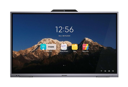 [HIK-DISPLAY-109] DS-D5B86RB/B - Pantalla interactiva 4K 86" Videoconferencia cámara 8MP 6xMIC 2xAltavoces. Diseño UltraSlim Perfil Aluminio Duplicación inalámbrica de pantalla Hikvision