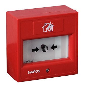 [UNIPOS-18] FD3050 - Pulsador de alarma de Incendio Rearmable Convencional Unipos