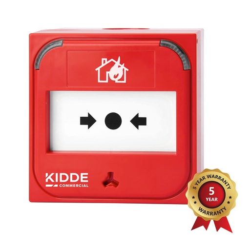[KIDDE-518] KE-DM3110R-KIT - Pulsador direccionable inteligente de la Serie Excellence con aislador y caja de superficie