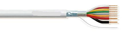 [BYSECUR-182] BSC21550 - Rollo 100m de cable flexible 6+2 hilos apantallado libre halógenos (AL/M 6x0,22+2x0,75 HF)